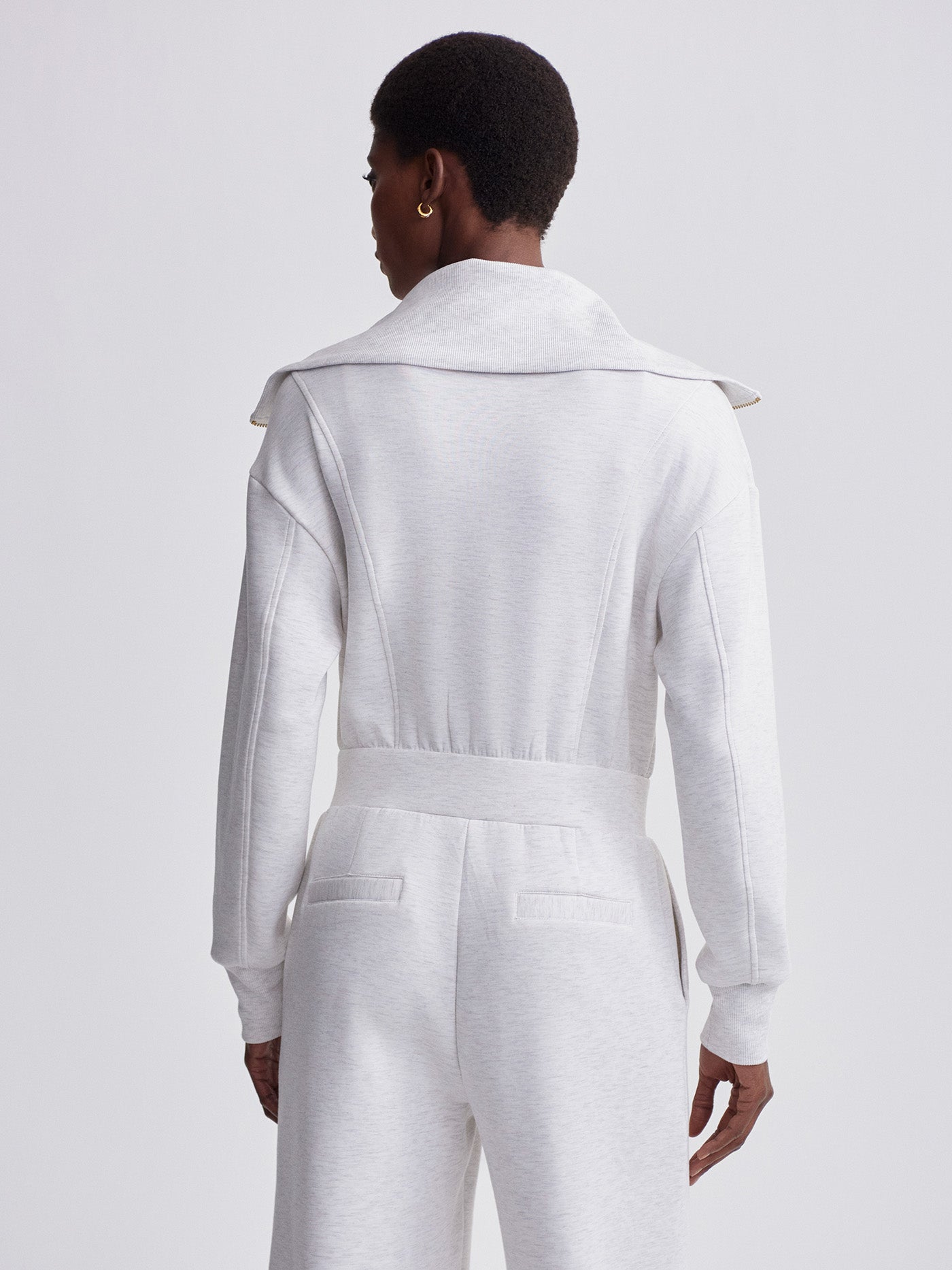 Varley Ivory Marl Lydia Jumpsuit