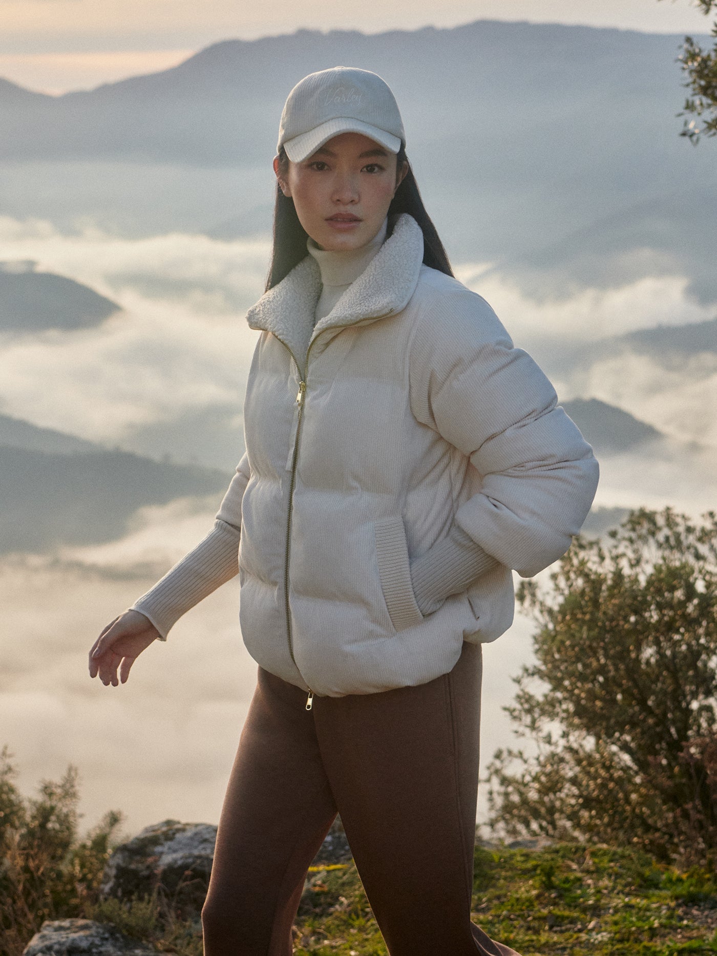 Varley Birch Brackley Cord Puffer Jacket