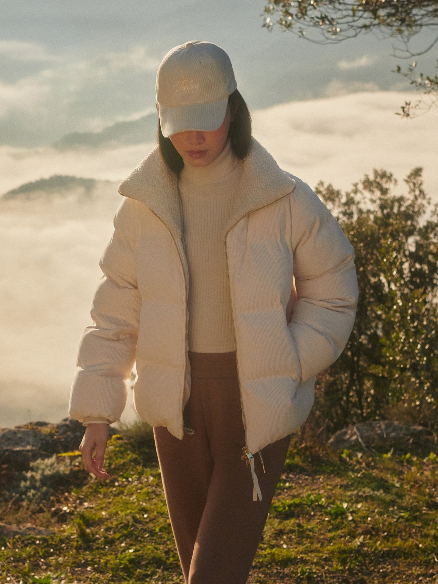 Varley Birch Brackley Cord Puffer Jacket