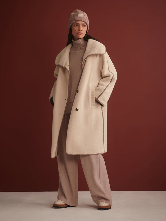 Varley Sandshell Clemence Sherpa Coat