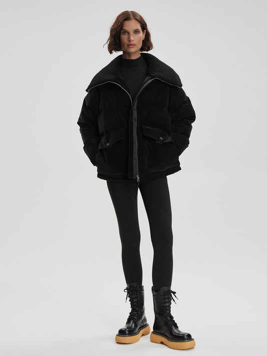 Varley Black Roseville Down Jacket