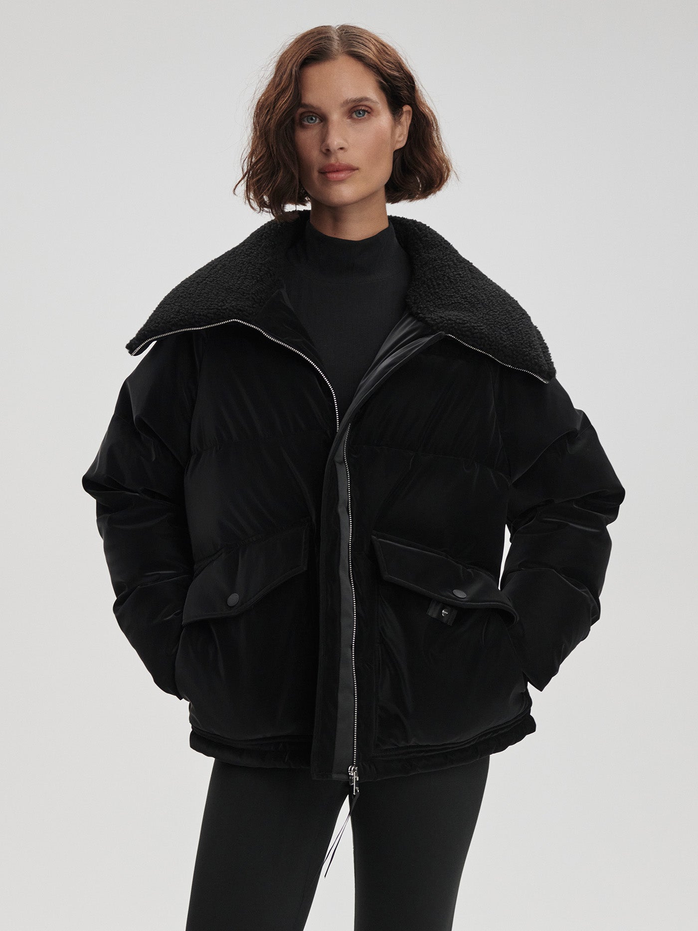 Varley Black Roseville Down Jacket