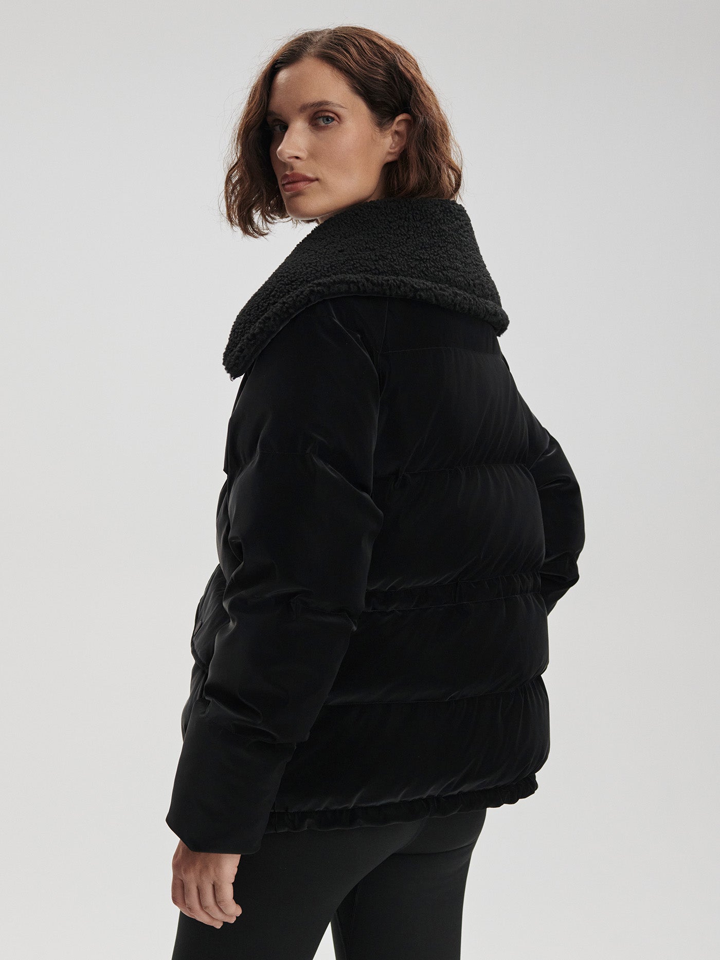 Varley Black Roseville Down Jacket