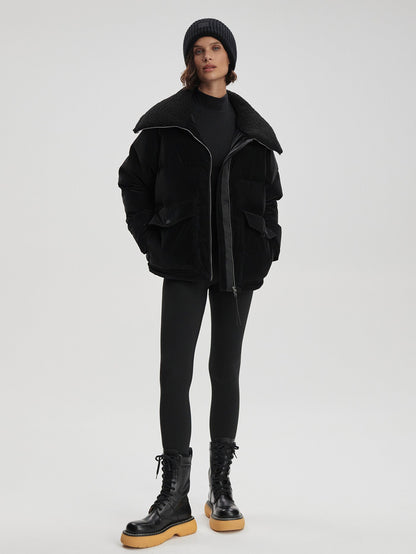 Varley Black Roseville Down Jacket