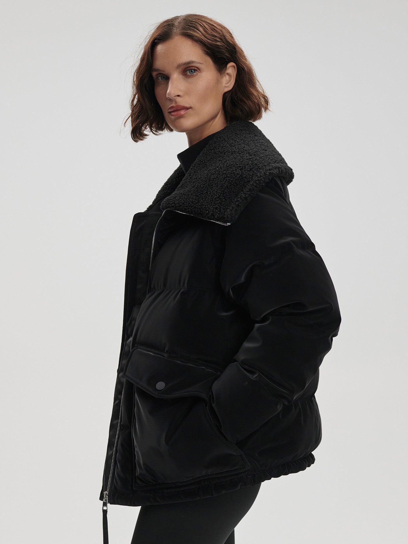 Varley Black Roseville Down Jacket