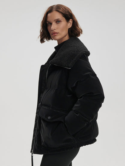 Varley Black Roseville Down Jacket