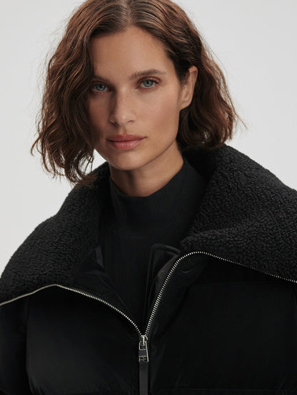 Varley Black Roseville Down Jacket