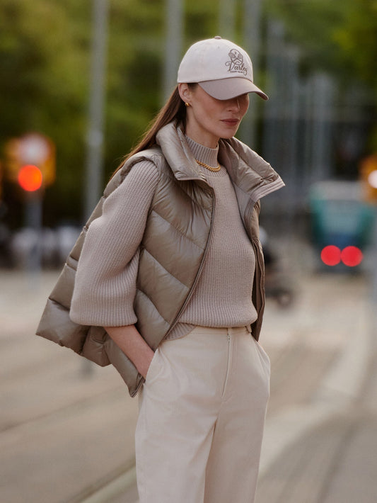 Varley Simply Taupe Bextor Lightweight Down Gilet