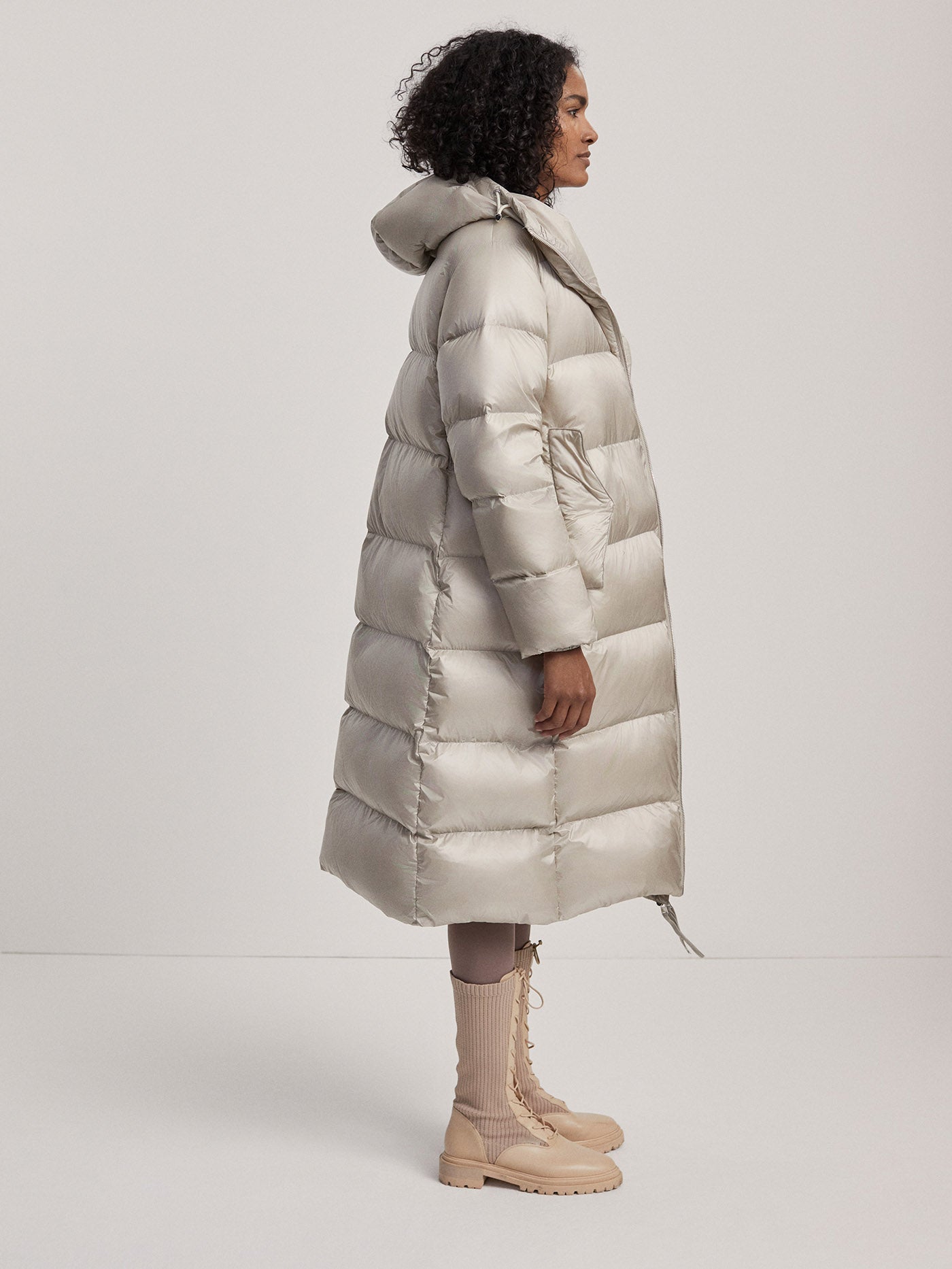 Varley Cloud Metallic Payton Puffer Coat