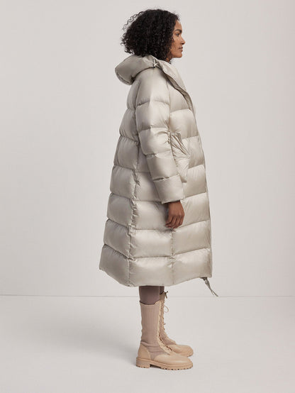 Varley Cloud Metallic Payton Puffer Coat