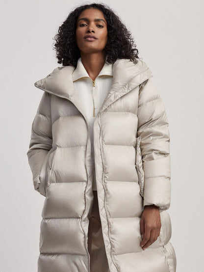 Varley Cloud Metallic Payton Puffer Coat