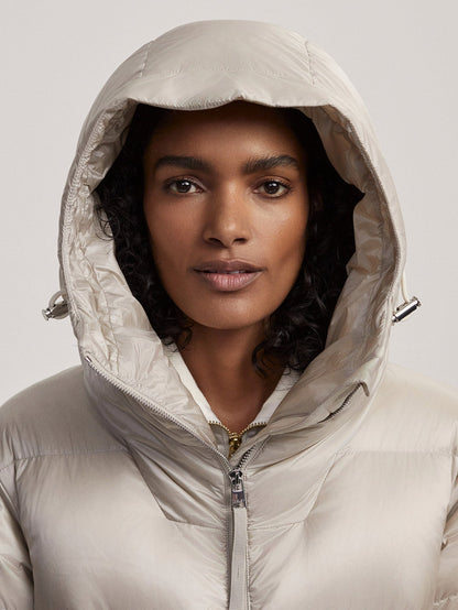 Varley Cloud Metallic Payton Puffer Coat