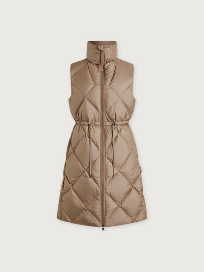 Varley Portabella Metallic Navine Long Down Gilet