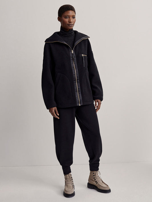 Varley Black Donley Fleece Jacket