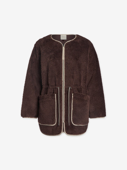 Varley French Roast Angelina Sherpa Coat