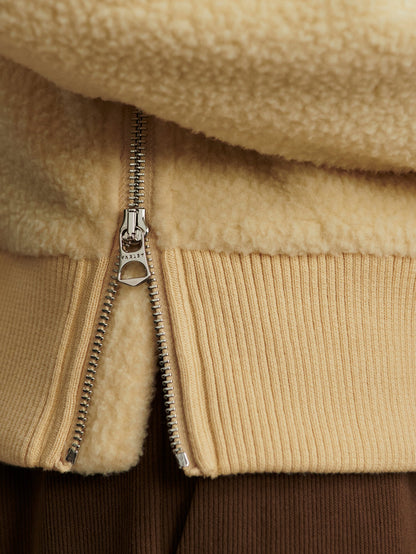 Varley Reed Yellow Jaylin Half Zip Fleece