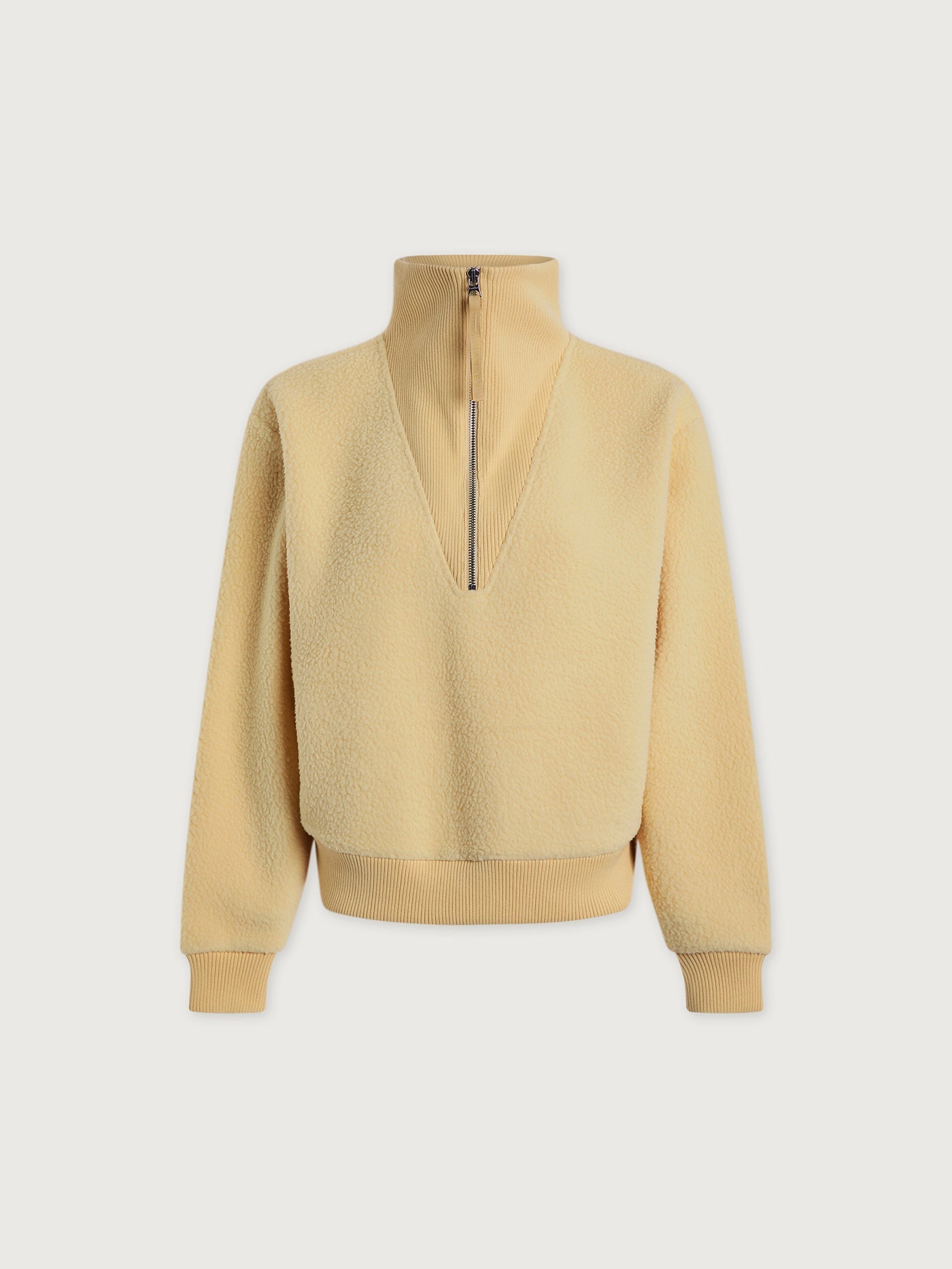 Varley Reed Yellow Jaylin Half Zip Fleece