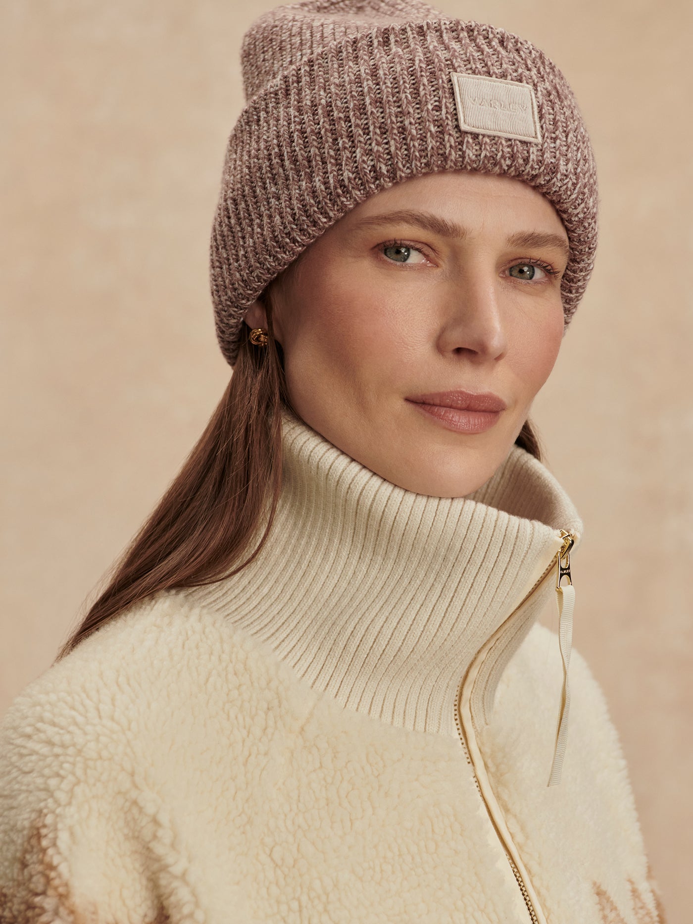 Varley Egret Hendrik Half Zip Sherpa