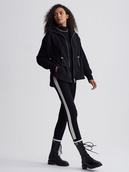 Varley Black Renea Fleece Jacket