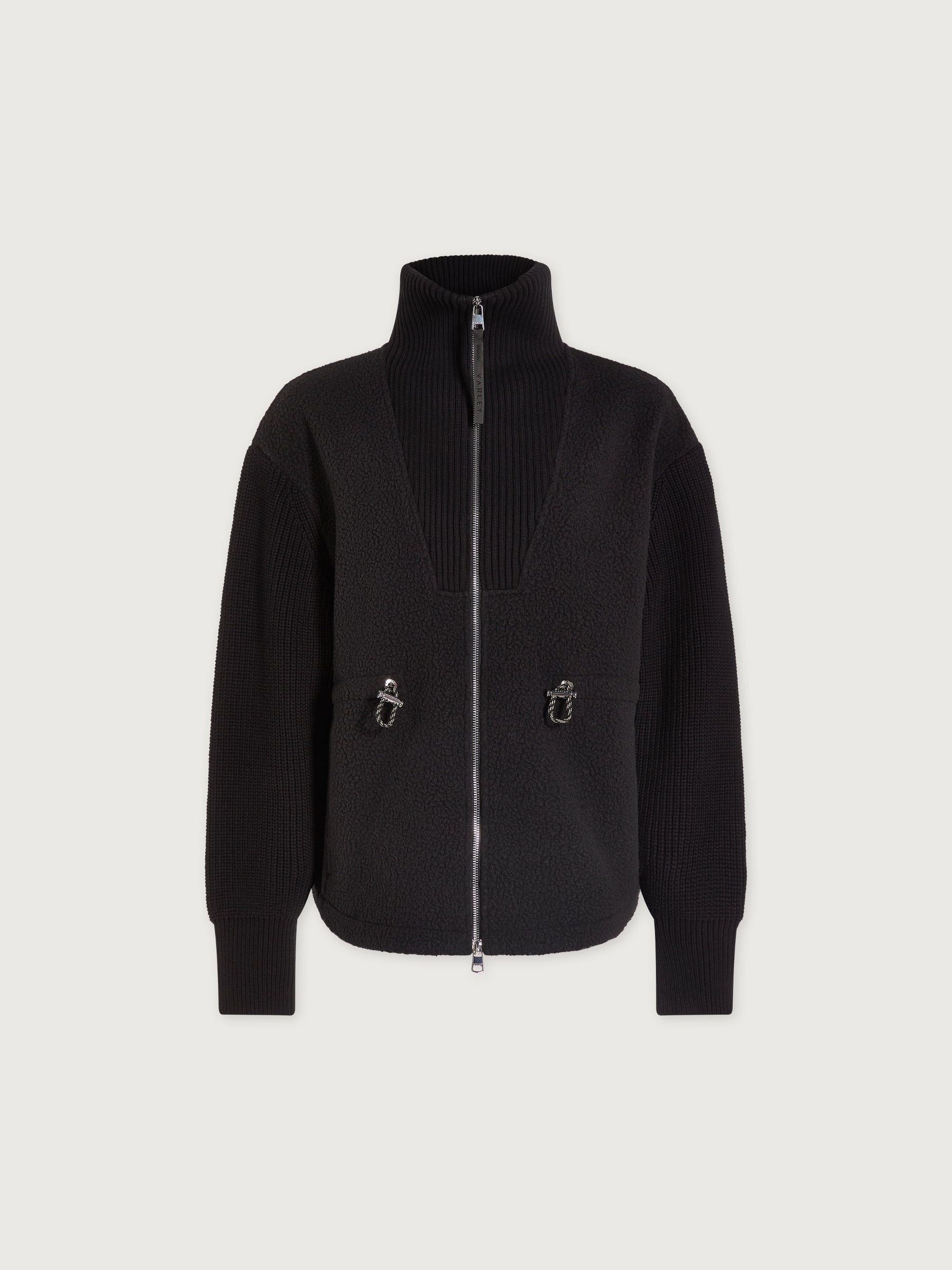 Varley Black Renea Fleece Jacket