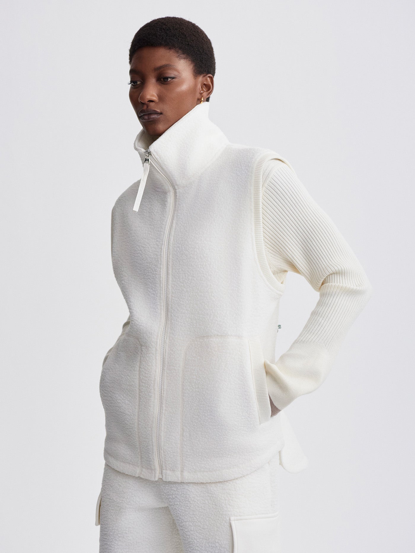 Varley Egret Maggie Fleece Gilet 2.0