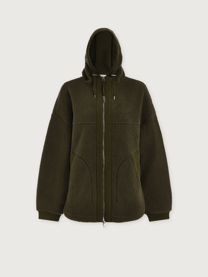 Varley Racing Olive Fey Relaxed Fleece