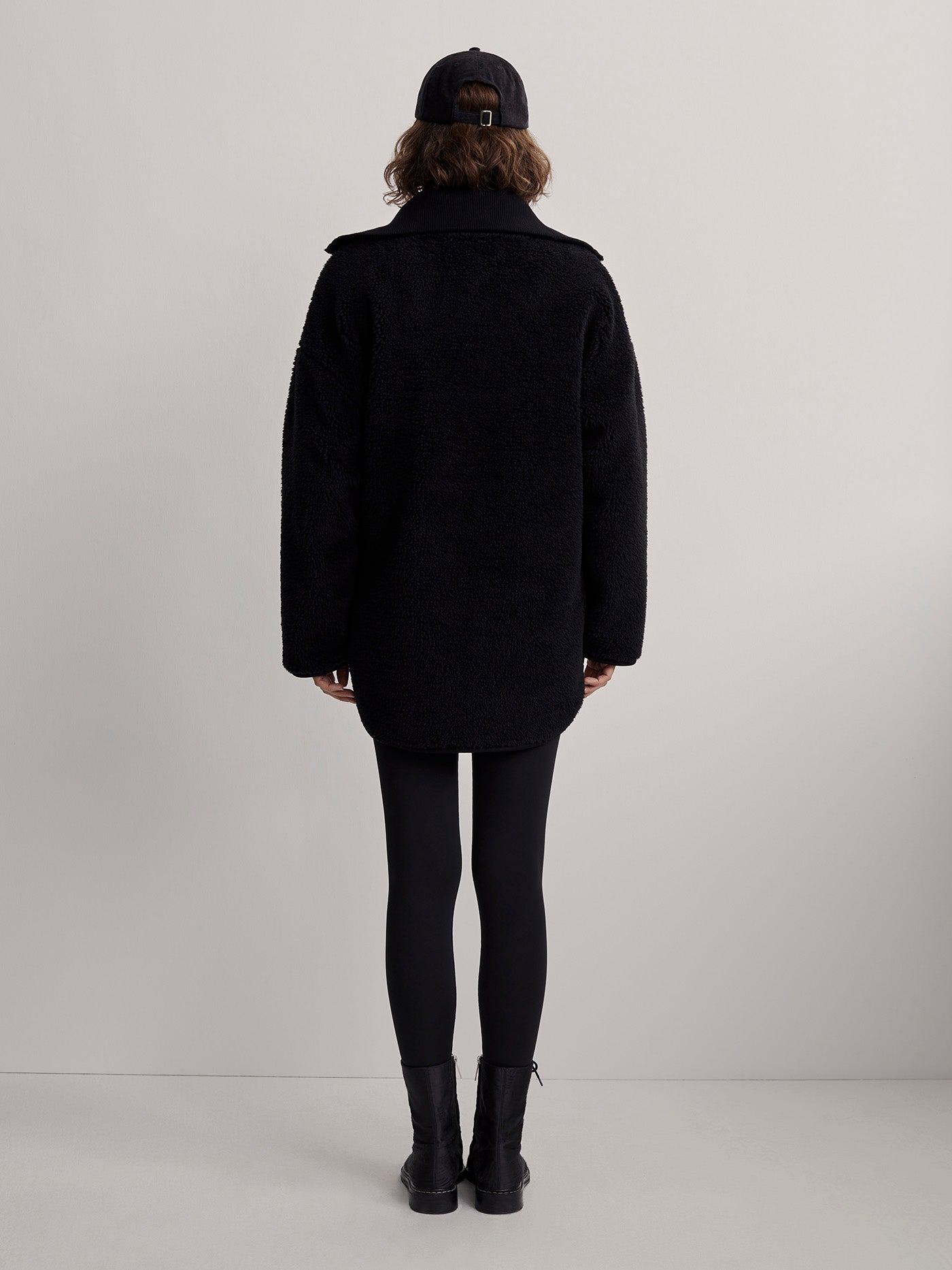 Varley Black Myla Zip Through Jacket | VARLEY US