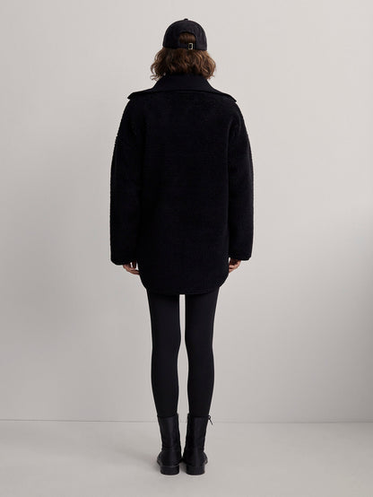 Varley Black Myla Zip Through Jacket | VARLEY US