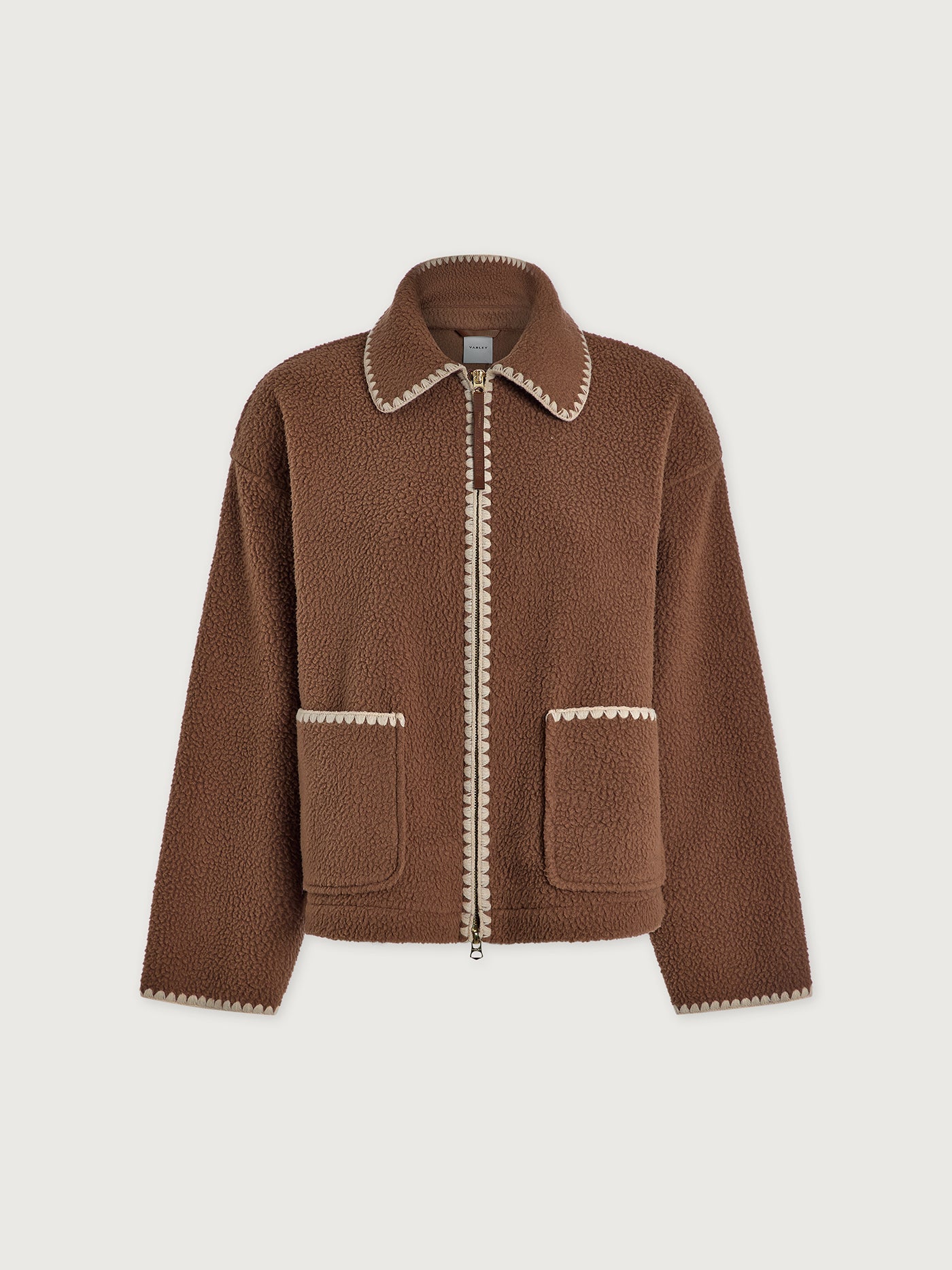 Varley Cocoa Dust Ruiko Zip Through Fleece