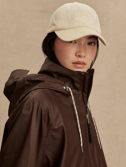 Varley Dark Truffle Kirsten Raincoat
