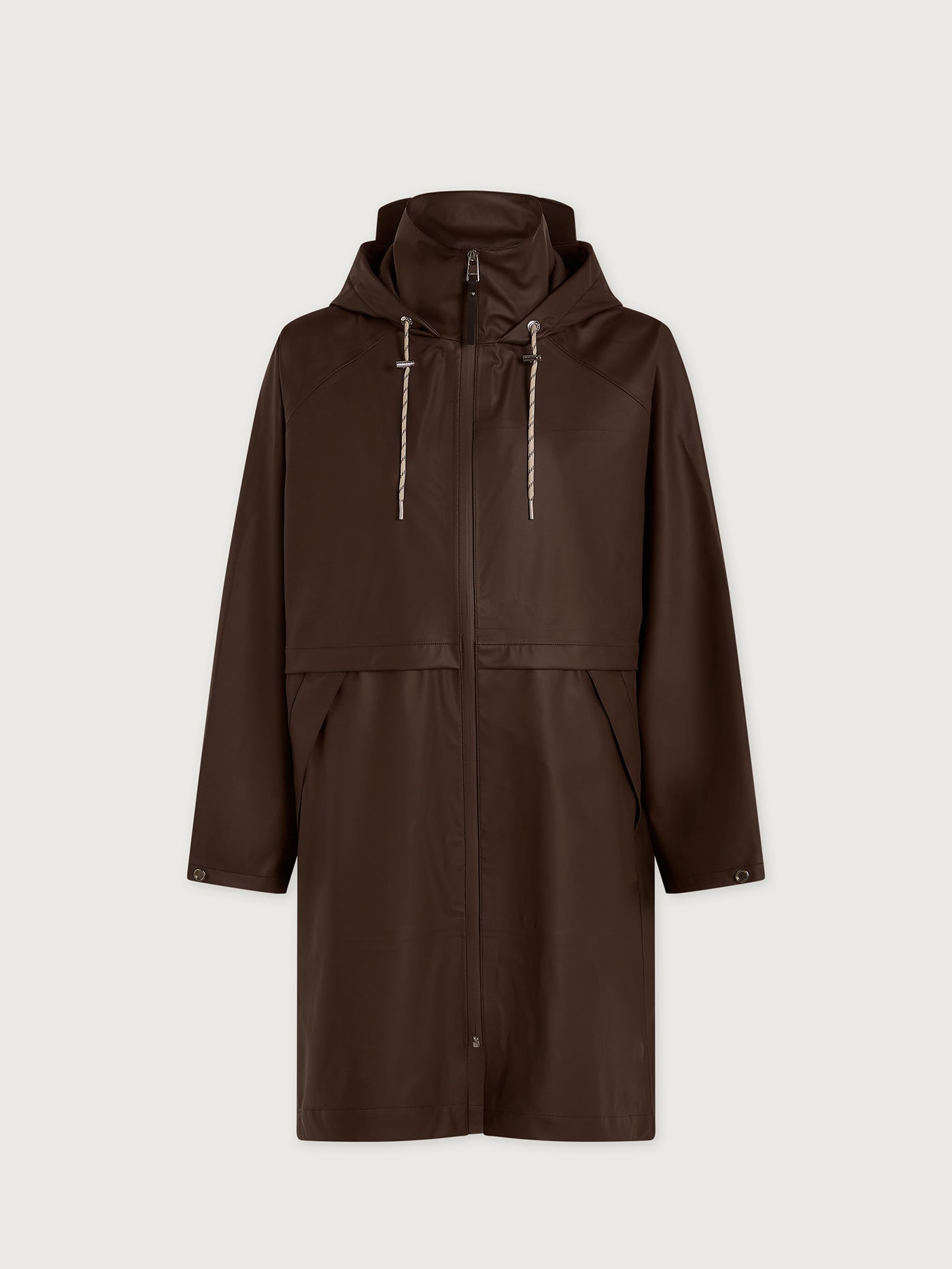 Varley Dark Truffle Kirsten Raincoat