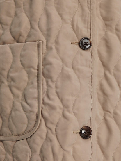 Varley Light Taupe Karla Quilted Gilet