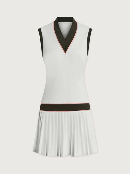 Varley White/ Deep Ivy Jouri Court Dress 32.5