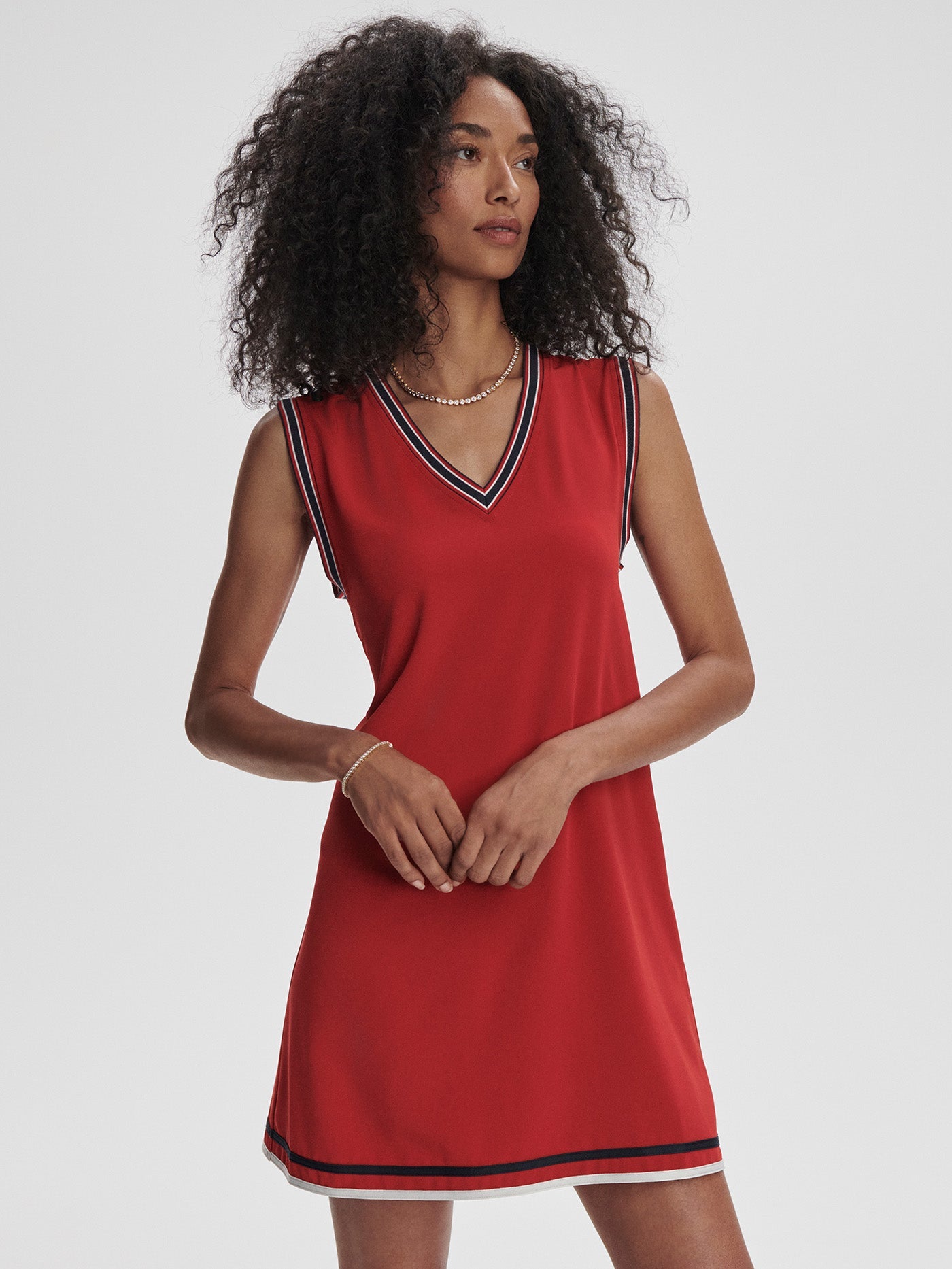 Varley Haute Red Amanda 2.0 Court Dress 32.5