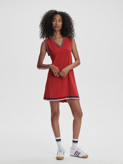 Varley Haute Red Amanda 2.0 Court Dress 32.5