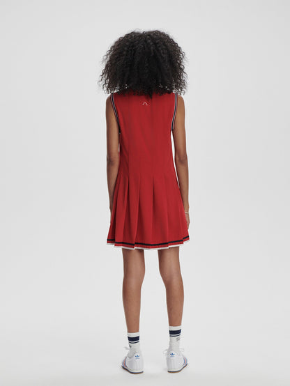 Varley Haute Red Amanda 2.0 Court Dress 32.5