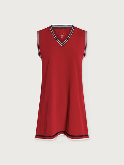 Varley Haute Red Amanda 2.0 Court Dress 32.5