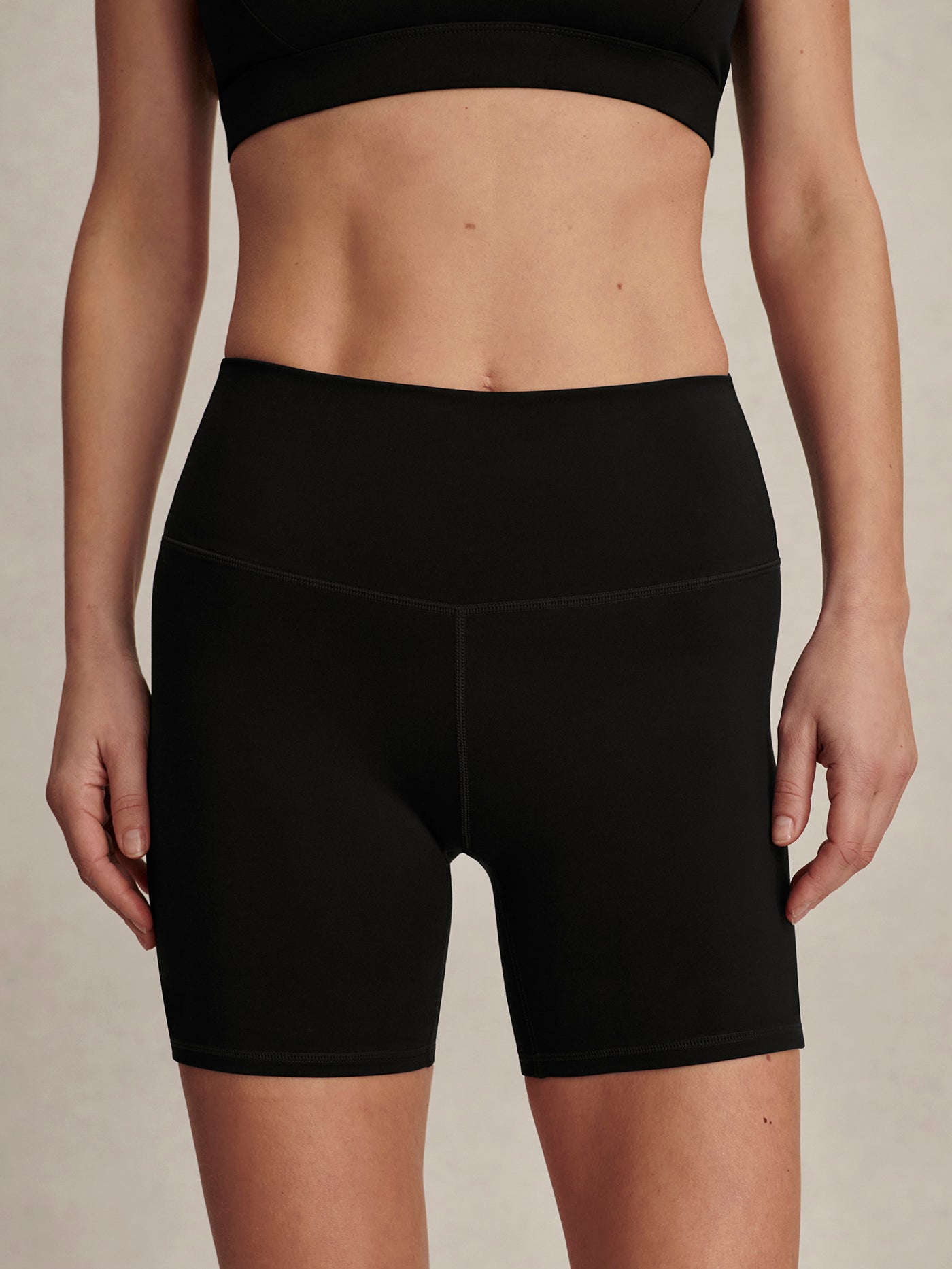 Varley Black Freesoft High Rise Short 5