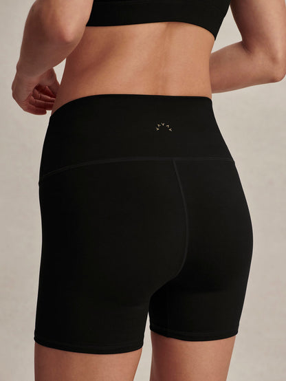 Varley Black Freesoft High Rise Short 5