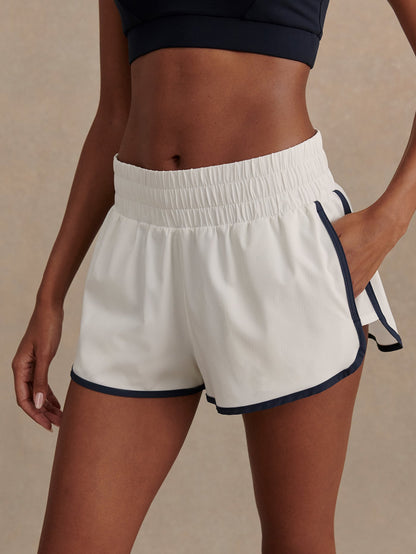 Varley White Arlington Running Short 2" | VARLEY US