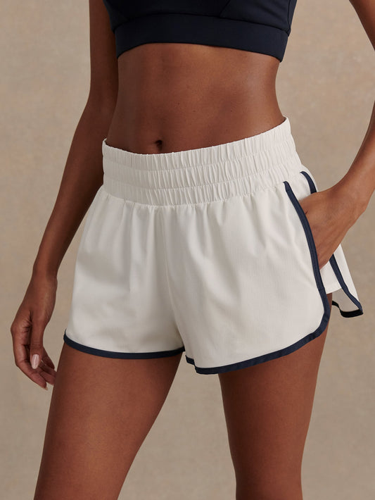 Varley White Arlington Running Short 2" | VARLEY US