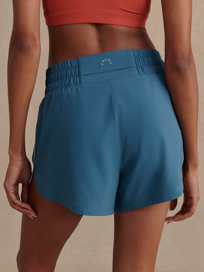 Varley Mallard Blue Kallin Piped Running Short 3