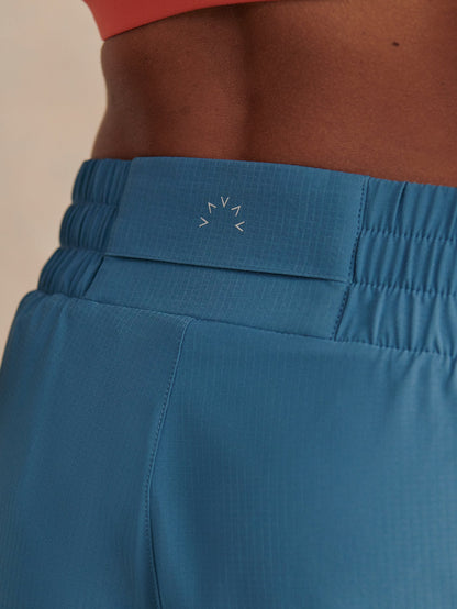 Varley Mallard Blue Kallin Piped Running Short 3