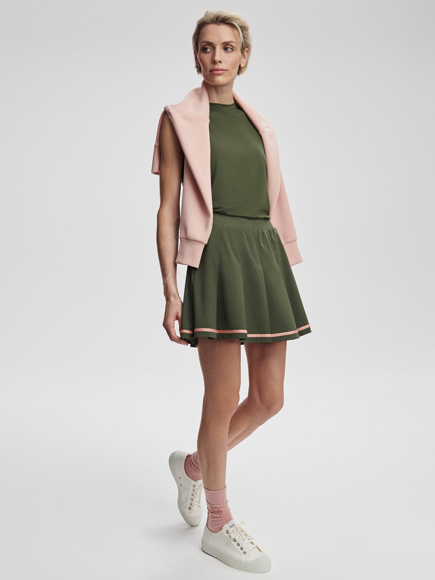 Varley Deep Ivy Clarendon 2.0 High Rise Skort 16