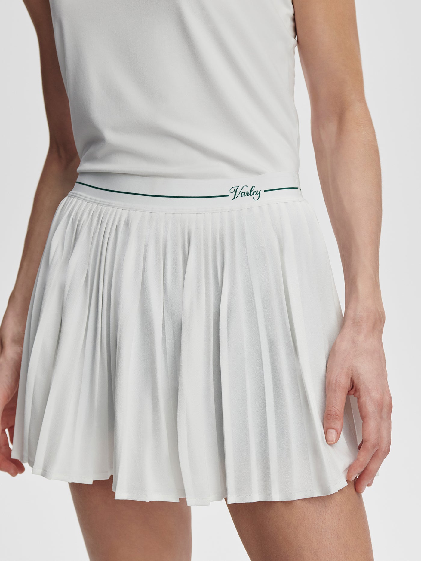 Varley White Clemency High Rise Skort 13.5