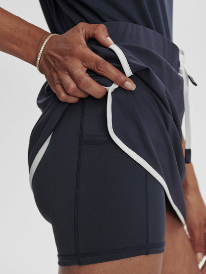 Varley Blue Nights Archer Mid Rise Skort 13.5