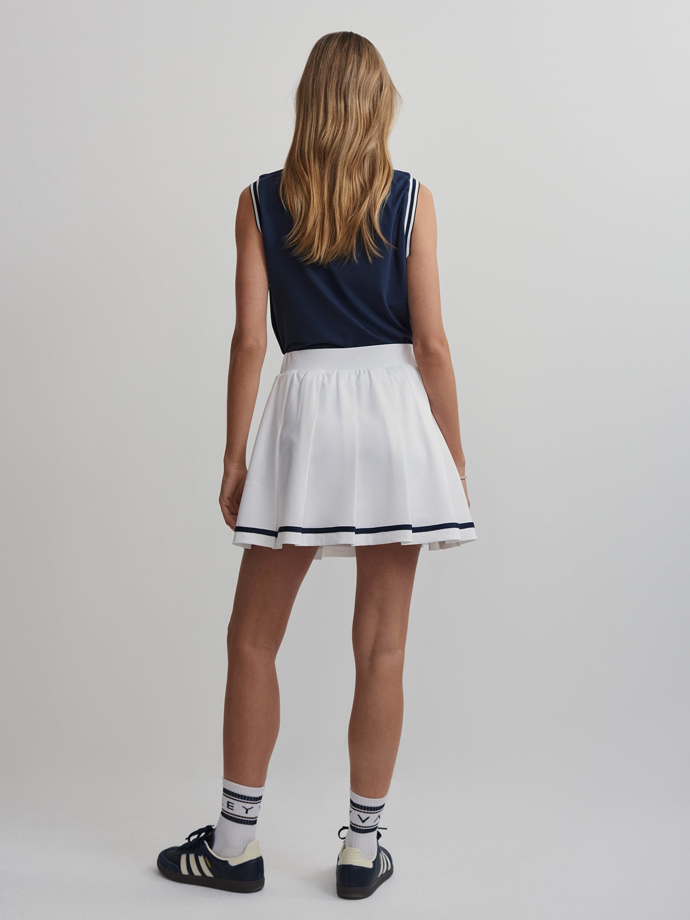 Varley White Clarendon High Rise Skort 16 | VARLEY US