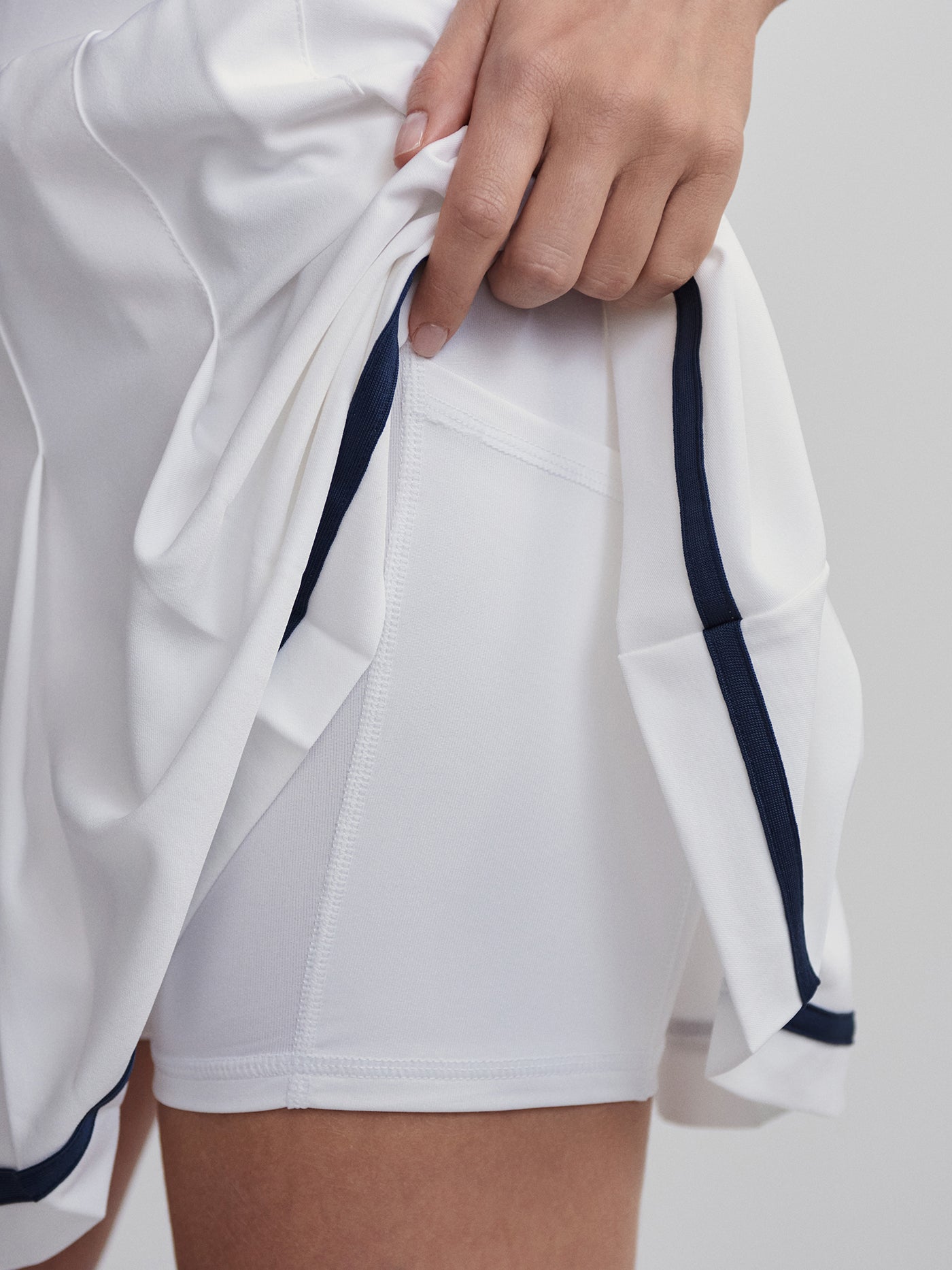 Varley White Clarendon High Rise Skort 16 | VARLEY US