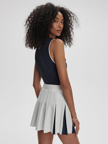 Varley White/ Blue Nights Bronte 2 in 1 Skirt 15.5