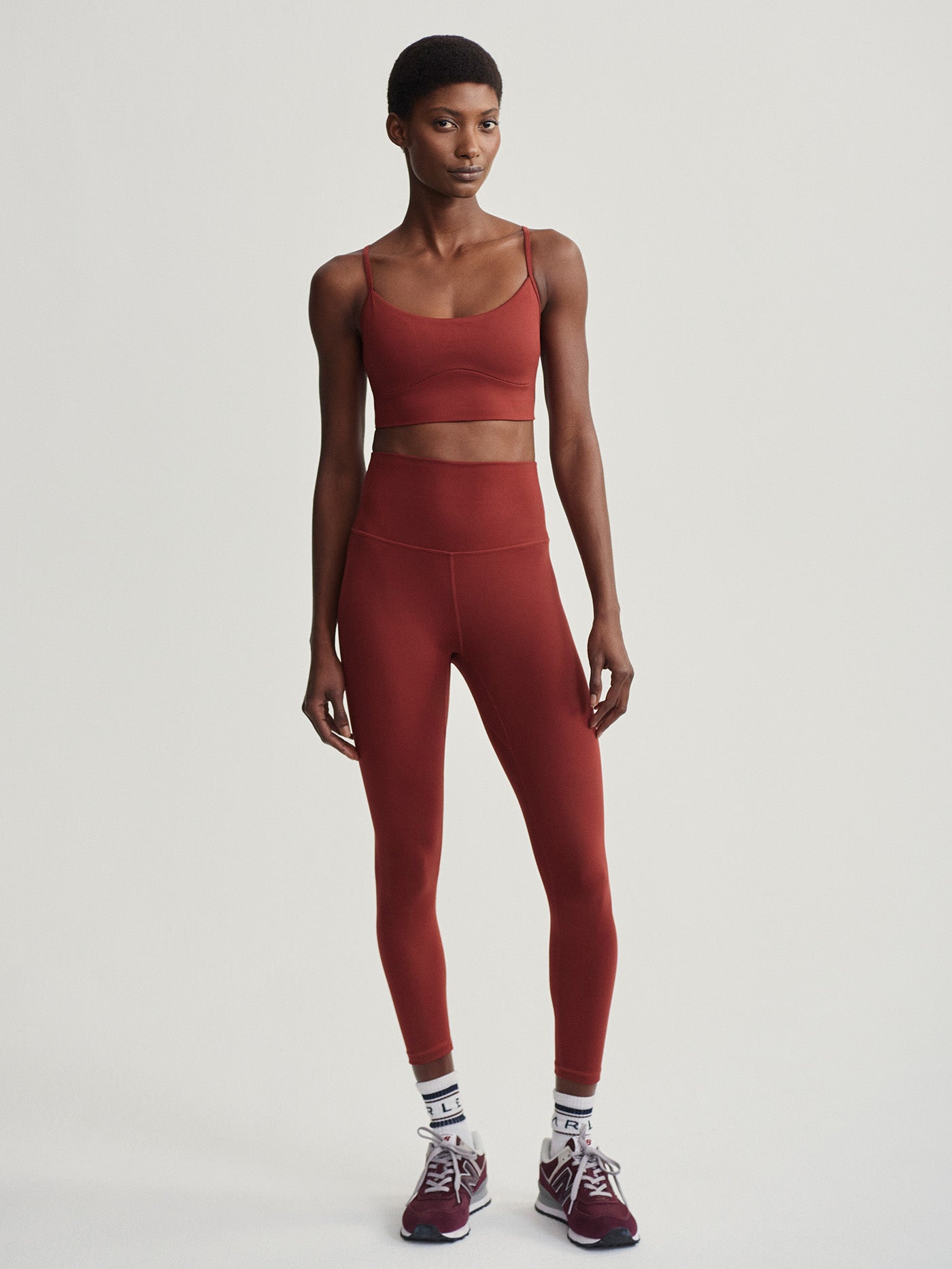 Varley Russett Brown Freesoft Super High Legging 25